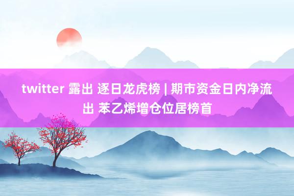 twitter 露出 逐日龙虎榜 | 期市资金日内净流出 苯乙烯增仓位居榜首